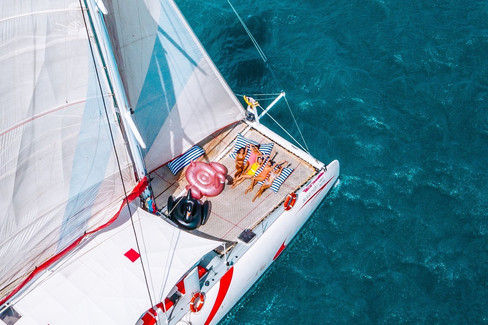 Racha + Coral Islands by Sailing Catamaran