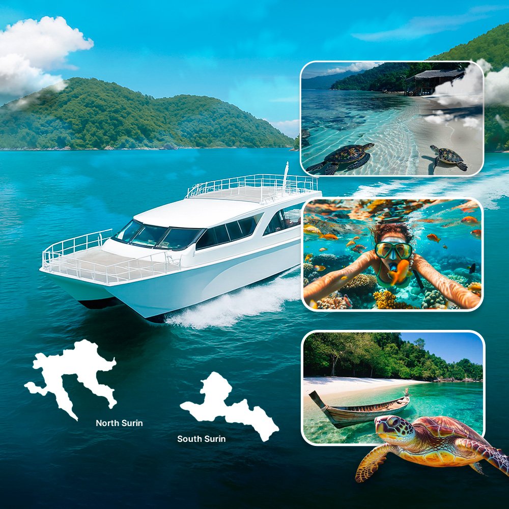 Surin Islands by Speedboat